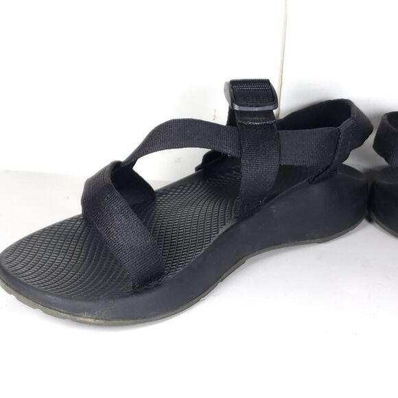 Chaco Men's Z Cloud Size US11 Black Strappy Outdoor Sport Sandals Shoes - Picture 6 of 16